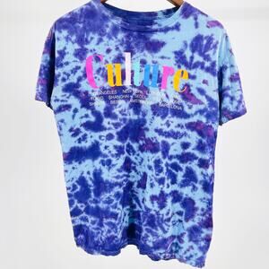 Bowery Supply Co. Men’s Purple Tie Dye Retro Culture T-Shirt